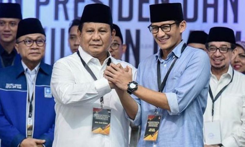 Prabowo-Sandi Unggul di Tabulasi Sementara KawalPemilu
